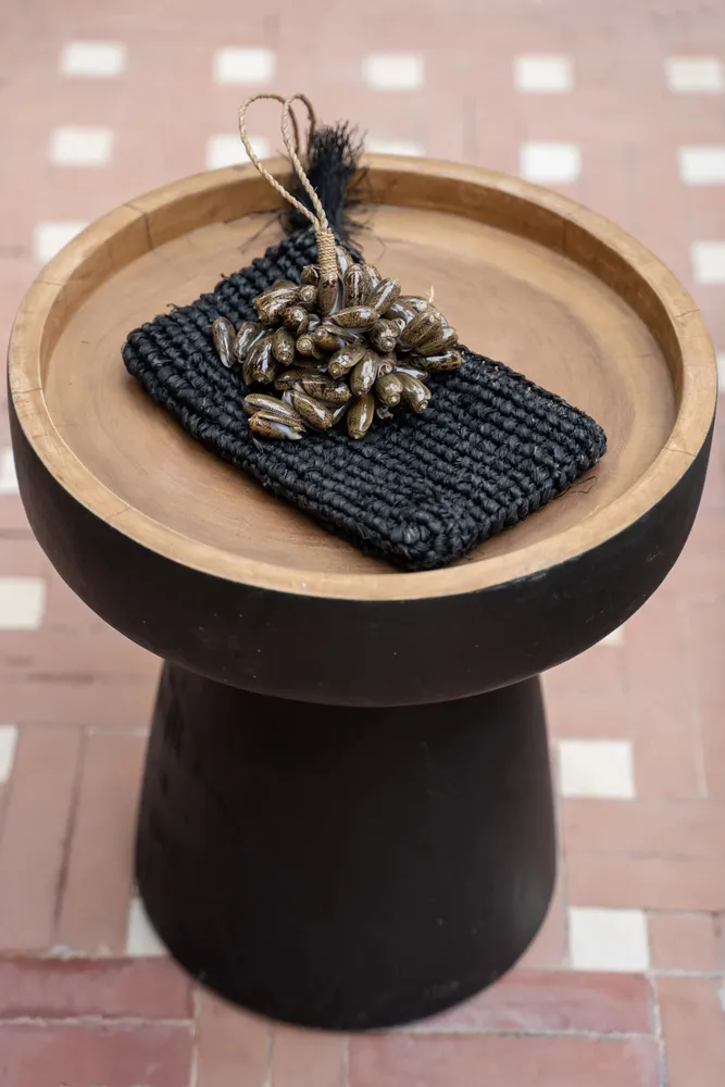 Decorative objects - The Brown Cowrie Shell Tassel - BAZAR BIZAR LIVING