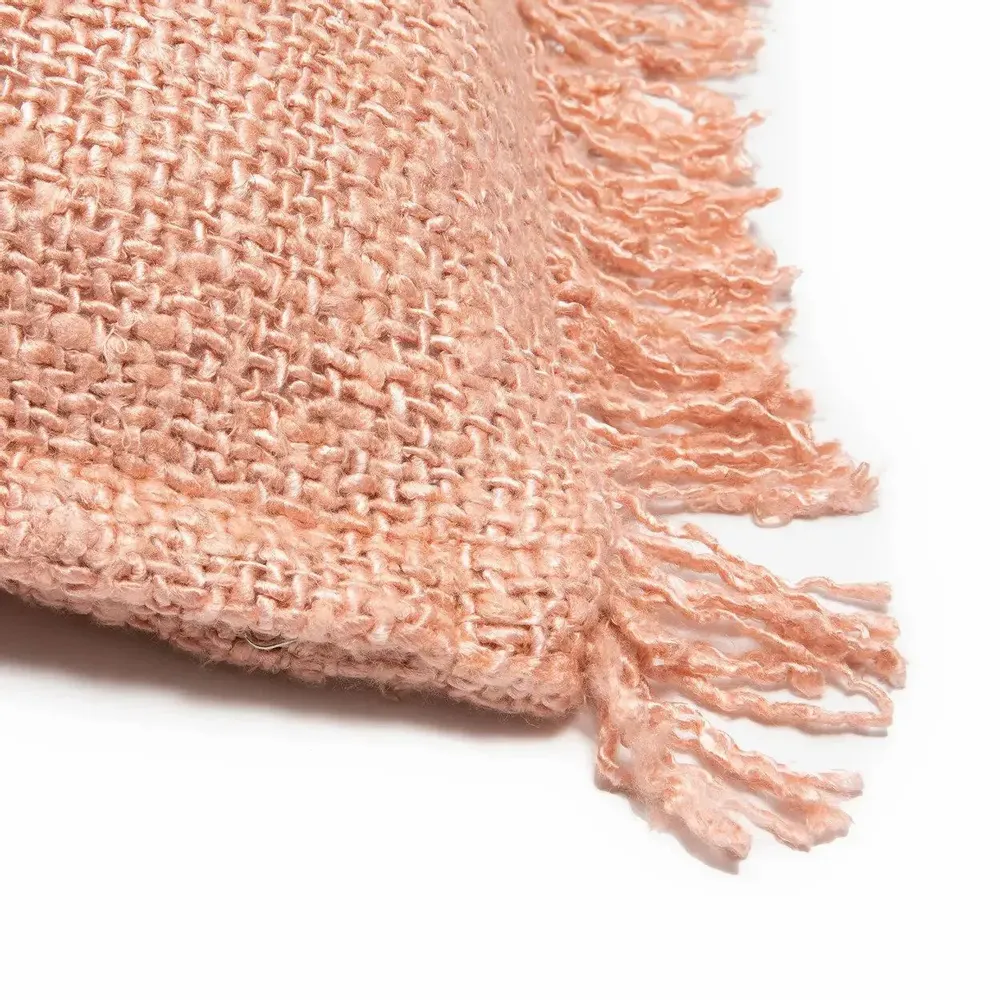 Cushions - The Oh My Gee Cushion Cover - Salmon Pink - 60x60 - BAZAR BIZAR LIVING