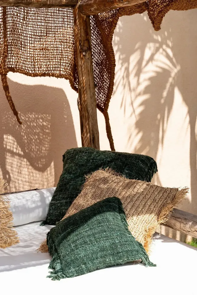 Cushions - The Oh My Gee Cushion Cover - Forest Green - 40x40 - BAZAR BIZAR LIVING