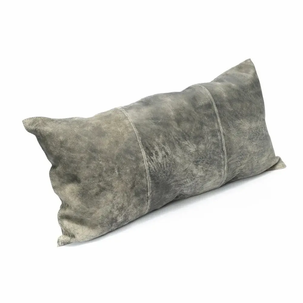 Coussins - La Housse De Coussin Three Panel Suede - Gris - 30x60 - BAZAR BIZAR LIVING
