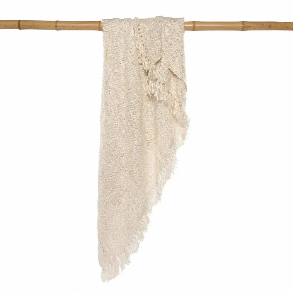 Plaids - Le S'il Vous Plaid - Crème - BAZAR BIZAR LIVING