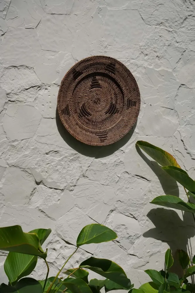 Other wall decoration - The Jasmine Plate - Brown - M - BAZAR BIZAR LIVING