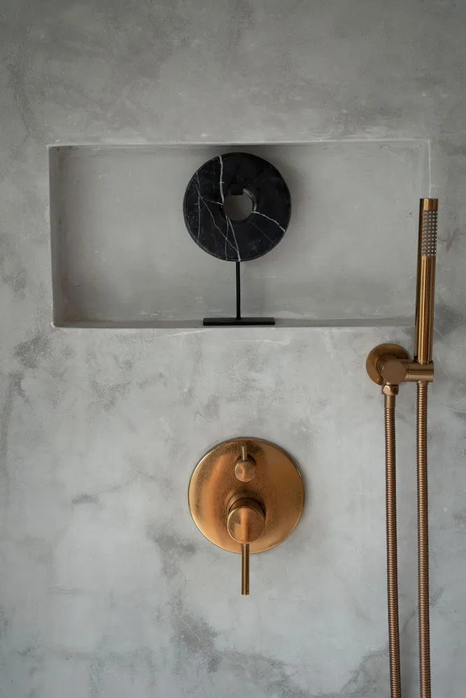 Sculptures, statuettes and miniatures - The Marble Disc on Stand - Black - M - BAZAR BIZAR LIVING