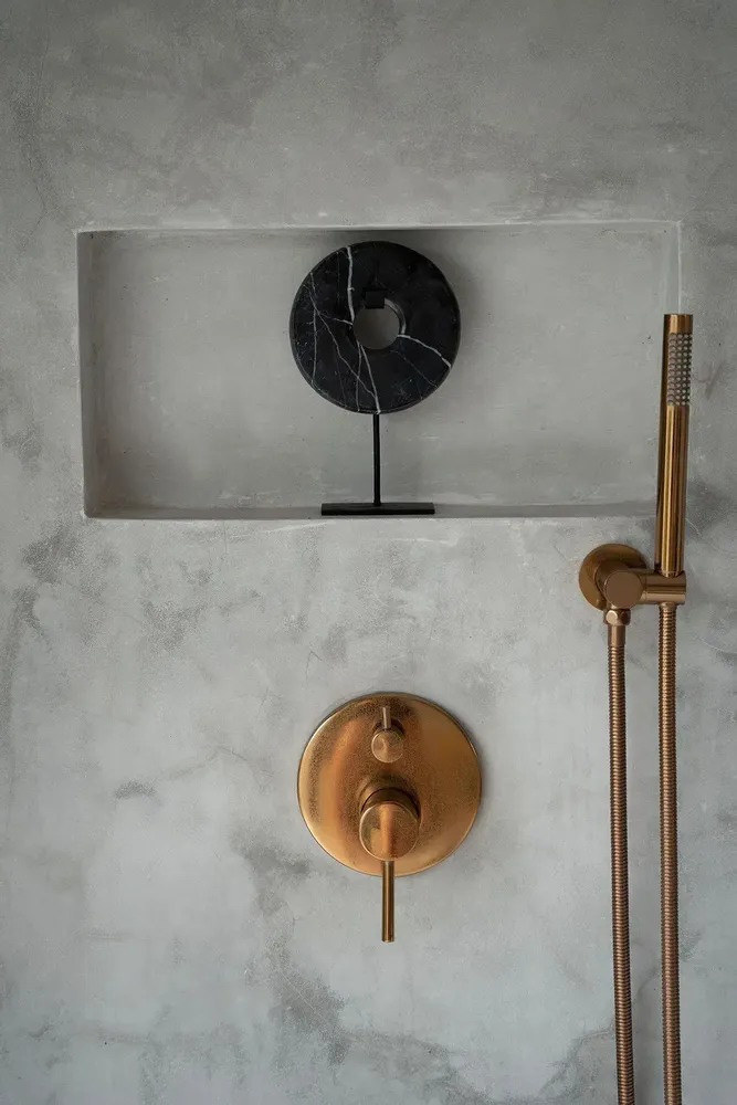 Sculptures, statuettes and miniatures - The Marble Disc on Stand - Black - S - BAZAR BIZAR LIVING