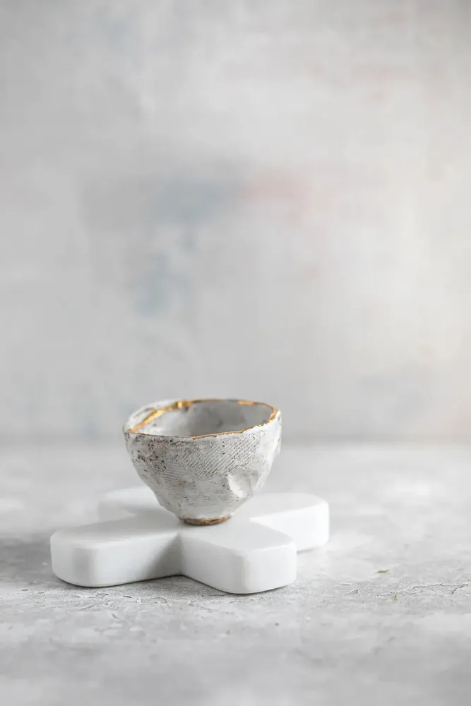 Decorative objects - The Marble Pan Coaster - BAZAR BIZAR LIVING