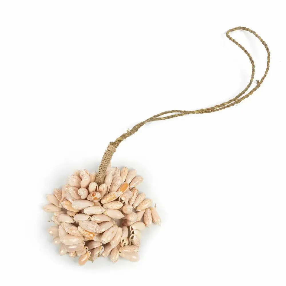 Objets de décoration - Le Pompon Coquillage Rose - BAZAR BIZAR LIVING