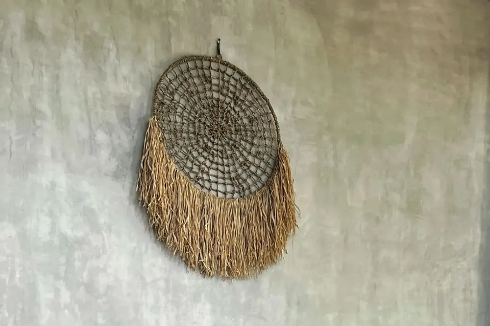 Autres décorations murales - L'Attrape-Rêves Raffia - Naturel - BAZAR BIZAR LIVING