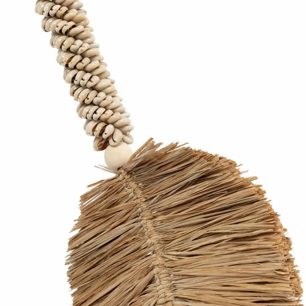 Decorative objects - The Raffia Shell Tassel - Cream Natural - BAZAR BIZAR LIVING