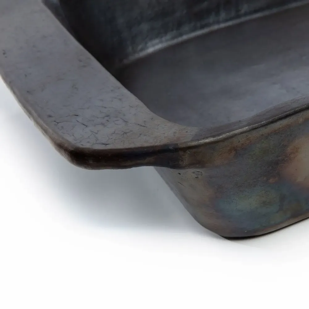 Platter and bowls - The Burned Oven Tray - Black - BAZAR BIZAR LIVING