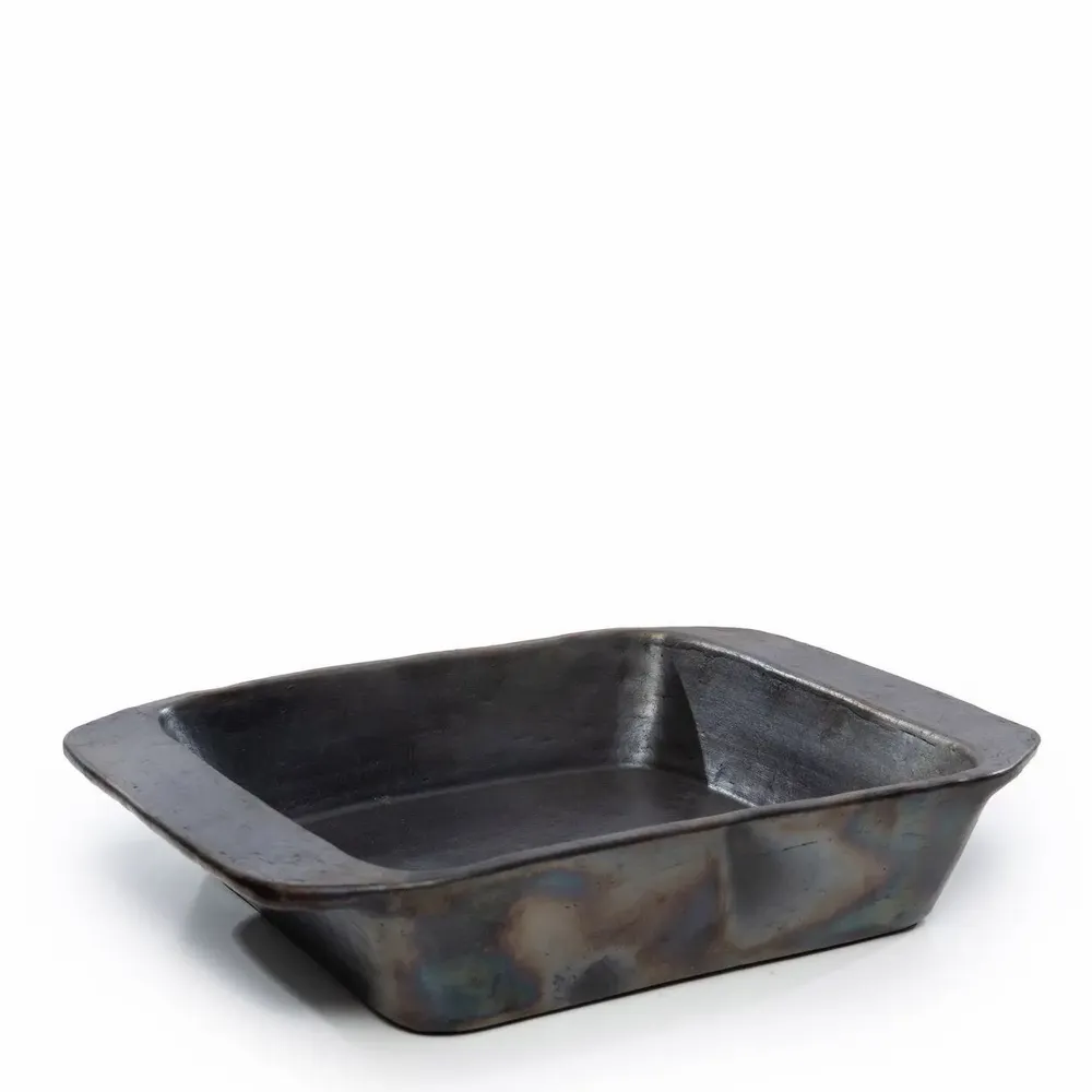 Platter and bowls - The Burned Oven Tray - Black - BAZAR BIZAR LIVING