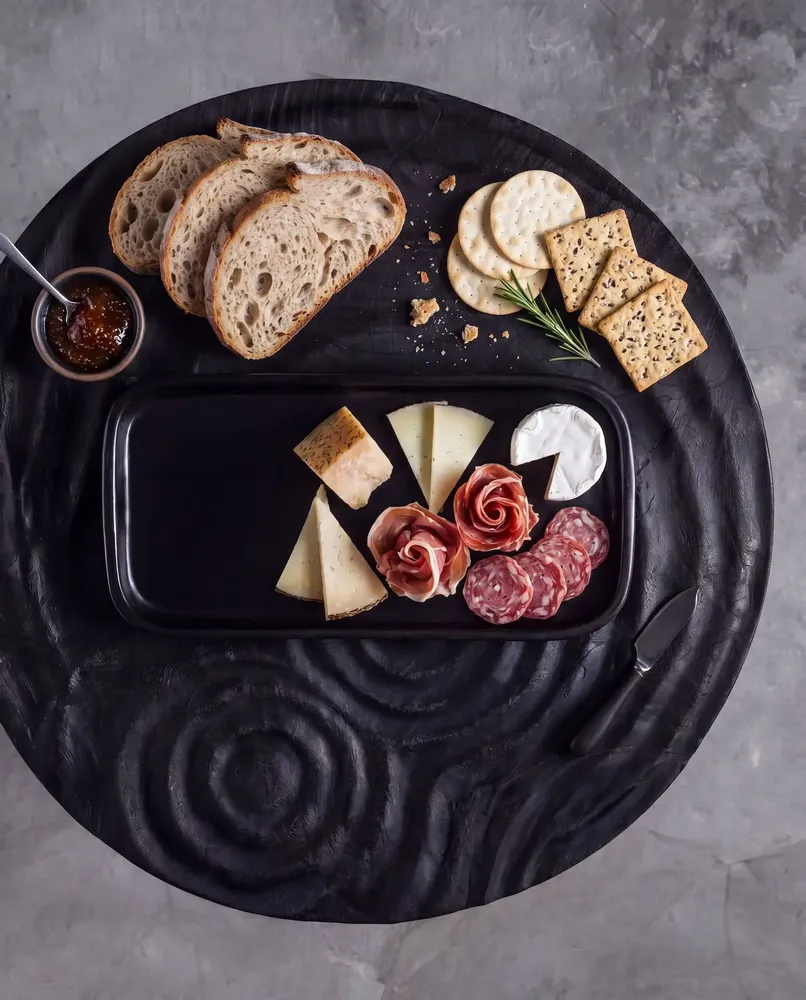Platter and bowls - The Burned Tapas Plate - BAZAR BIZAR LIVING