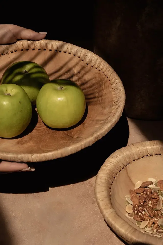 Platter and bowls - The Like Me Bowl - Natural - L - BAZAR BIZAR LIVING