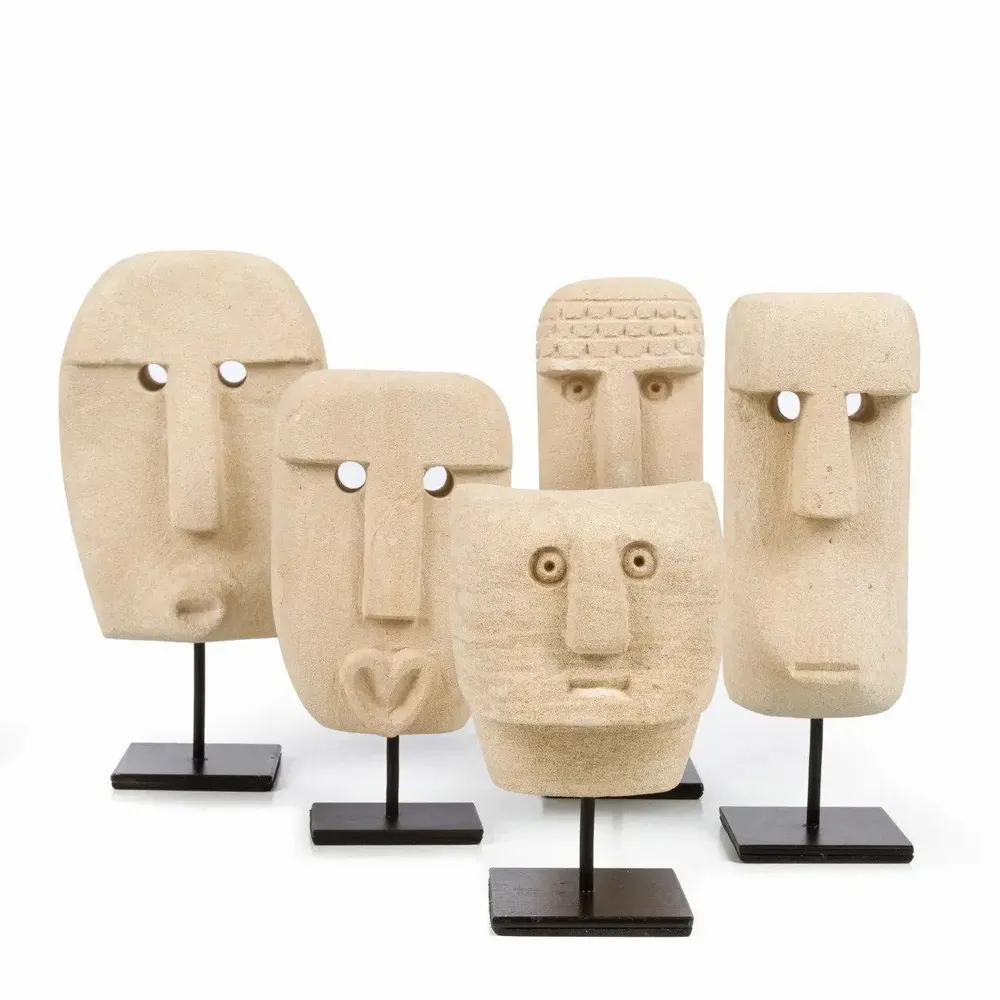 Sculptures, statuettes and miniatures - The Sumba Stone #20 on Stand - BAZAR BIZAR LIVING