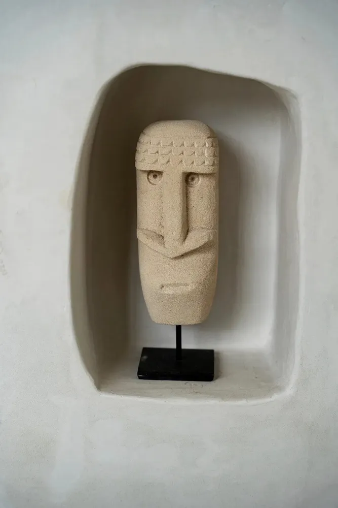 Sculptures, statuettes and miniatures - The Sumba Stone #21 on Stand - BAZAR BIZAR LIVING