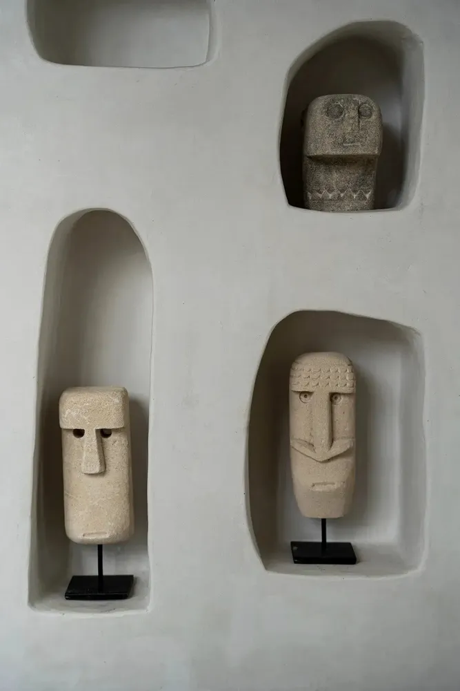 Sculptures, statuettes and miniatures - The Sumba Stone #21 on Stand - BAZAR BIZAR LIVING