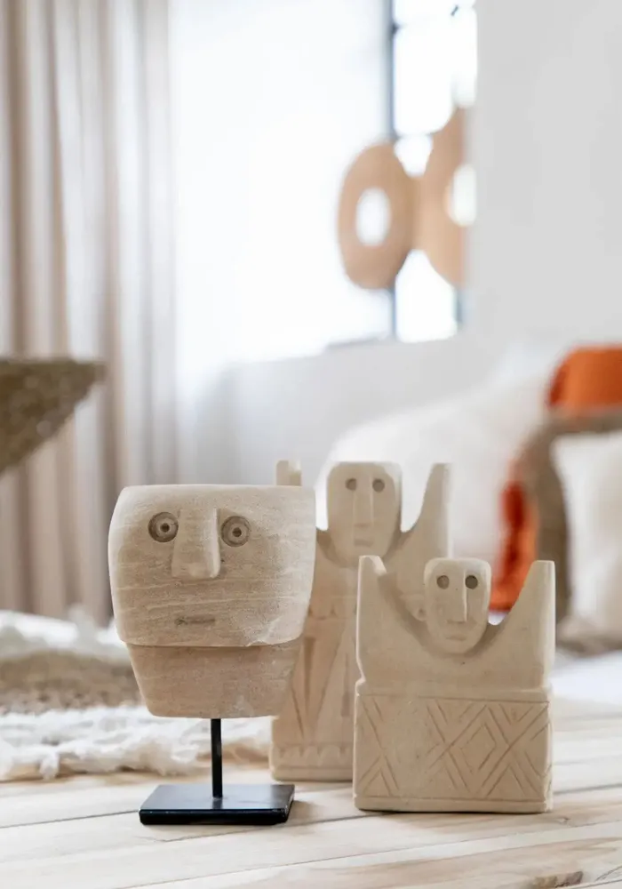 Sculptures, statuettes and miniatures - The Sumba Stone #23 on Stand - BAZAR BIZAR LIVING