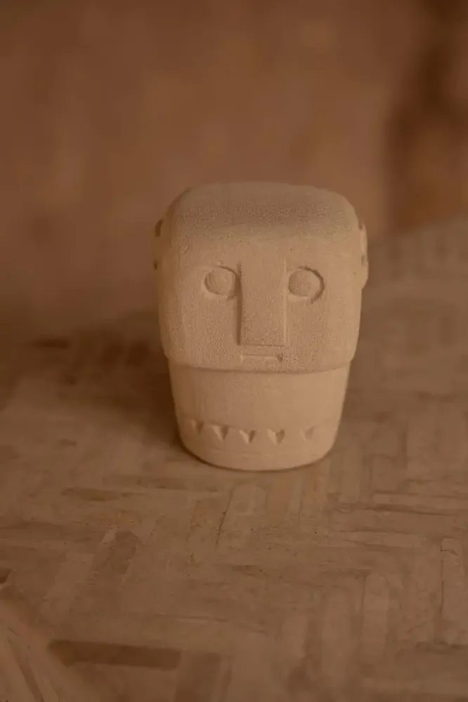 Sculptures, statuettes and miniatures - The Sumba Stone Statue #09 - BAZAR BIZAR LIVING