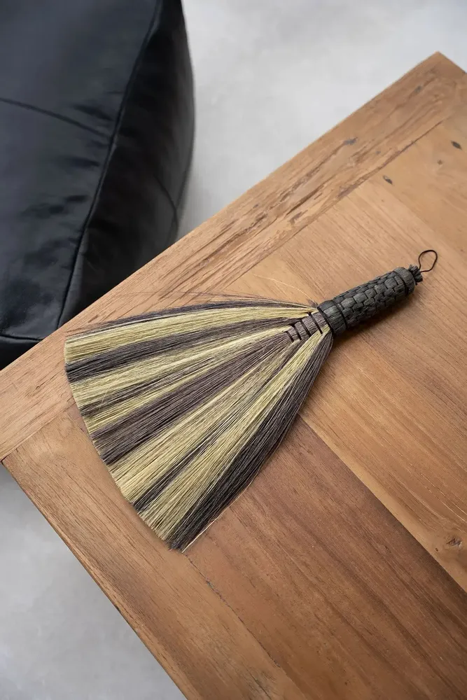 Decorative objects - The Sweeping Brush - Black Natural - BAZAR BIZAR LIVING