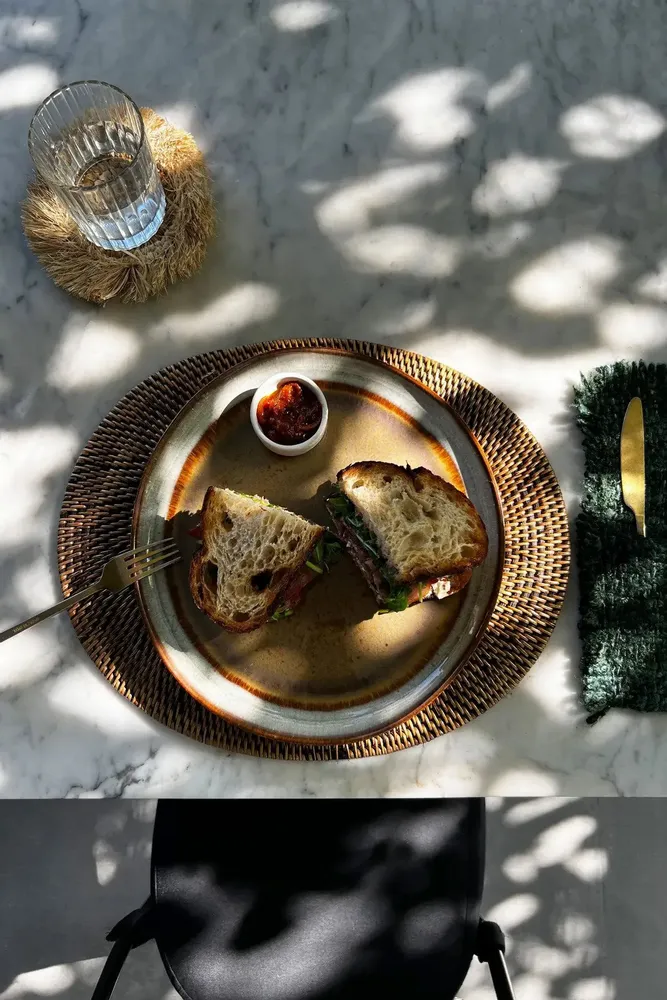 Placemats - The Colonial Oval Placemat - Natural Brown - BAZAR BIZAR LIVING