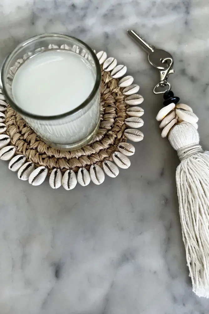 Objets de décoration - Le Porte-Clés Cowrie - Blanc - BAZAR BIZAR LIVING