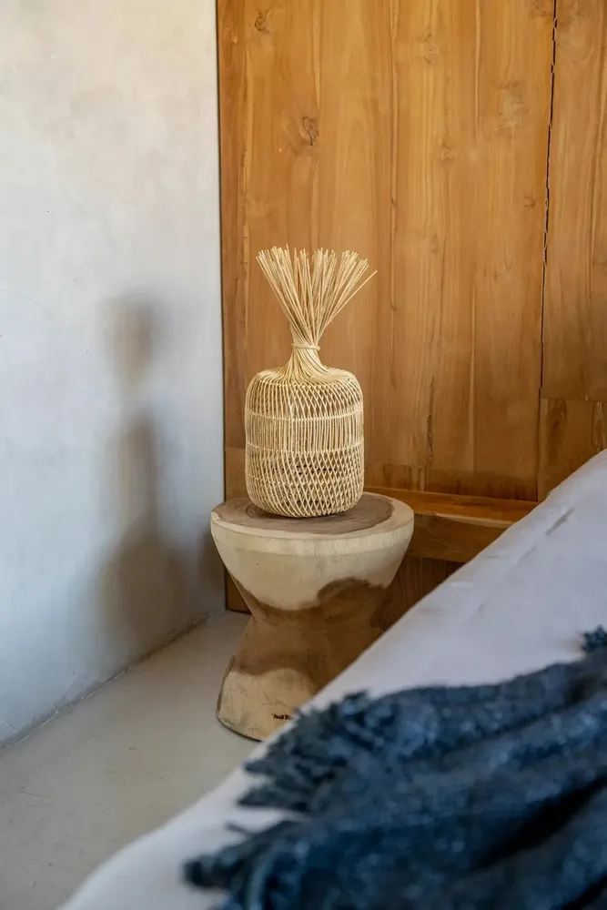 Lampadaires - Le Dumpling Lampadaire - Suspension - Naturel - S - BAZAR BIZAR LIVING