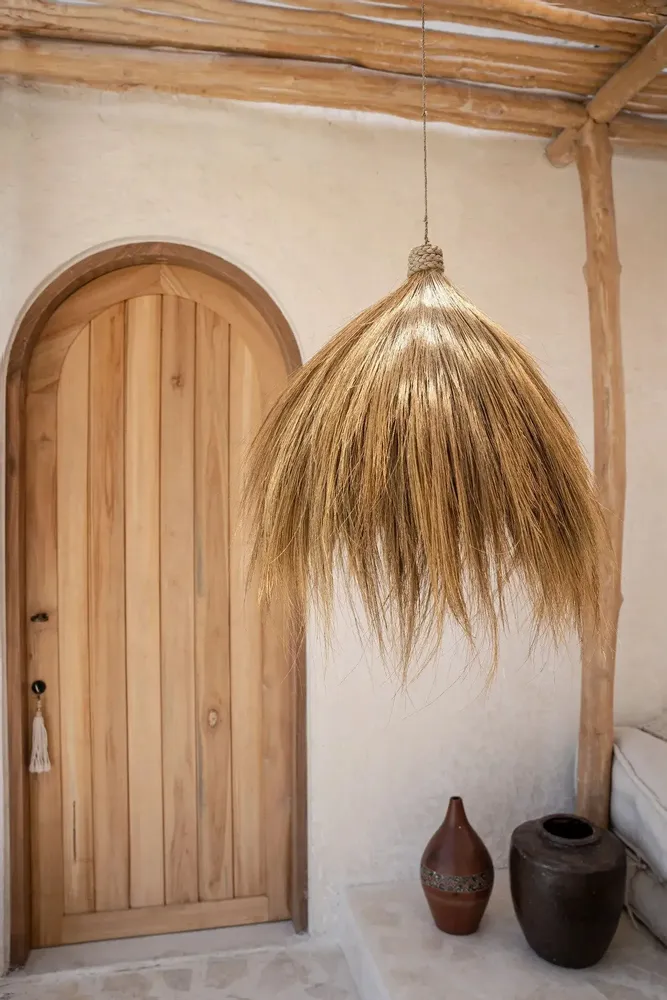 Blinds - The Rayung Hut Pendant - Natural - L - BAZAR BIZAR LIVING