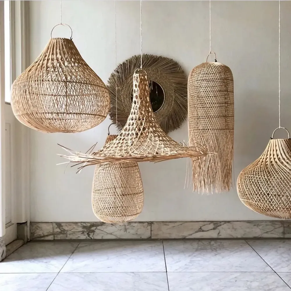 Blinds - The Squid Pendant - Natural - M - BAZAR BIZAR LIVING