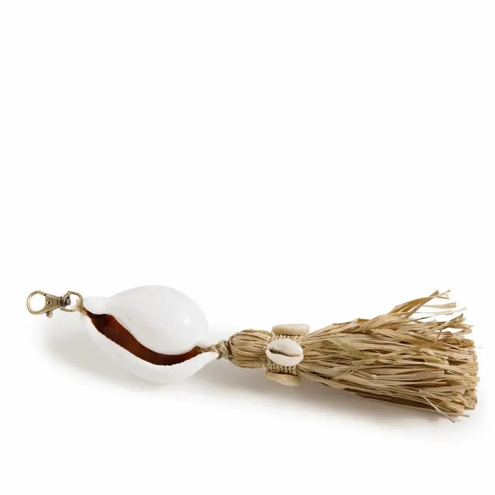 Decorative objects - The Kubu Keychain - White Natural - BAZAR BIZAR LIVING