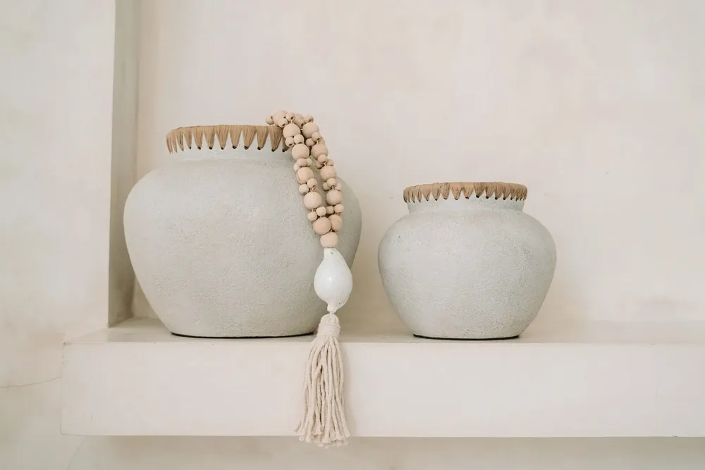 Bijoux - Le Collier Kubu - Naturel Blanc - BAZAR BIZAR LIVING