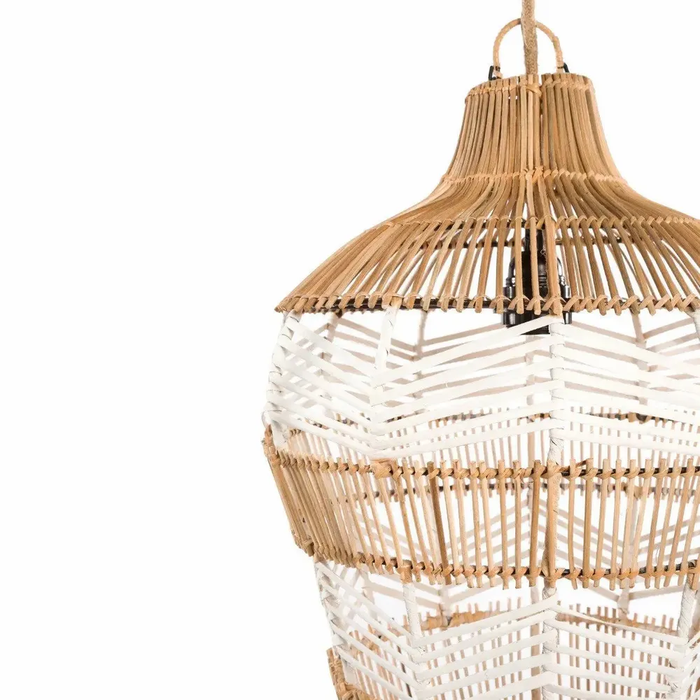 Hanging lights - The Vase Pendant - Natural White - M - BAZAR BIZAR LIVING