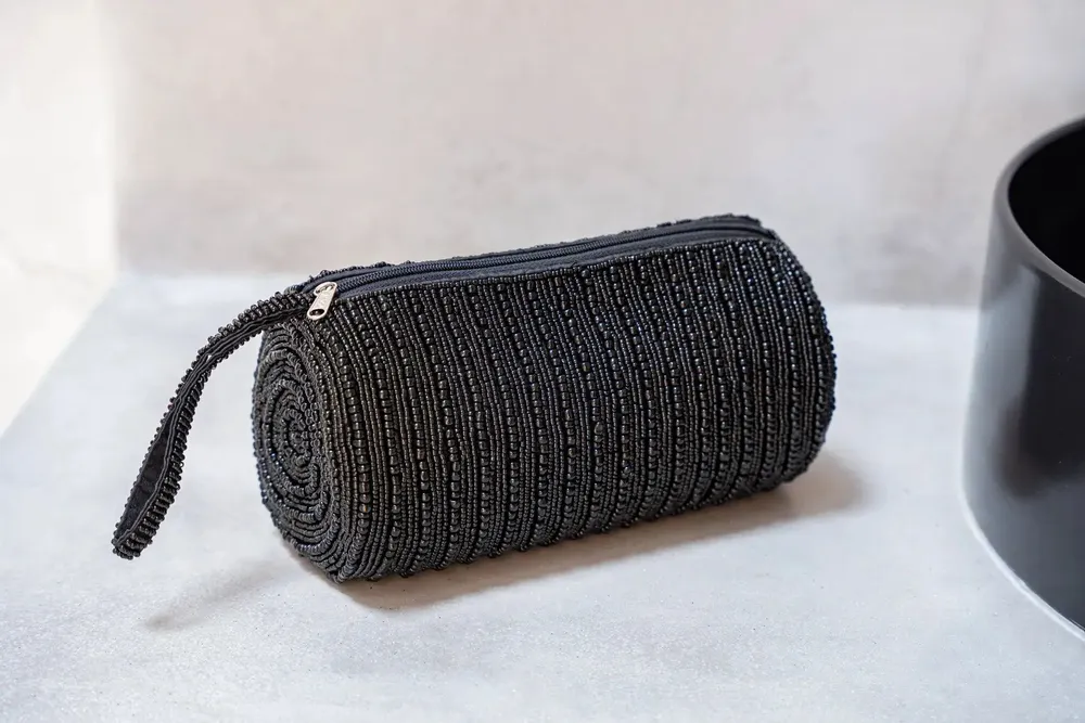 Clutches - The Pencil Case - Black - BAZAR BIZAR LIVING