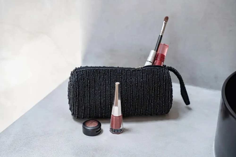 Clutches - The Pencil Case - Black - BAZAR BIZAR LIVING