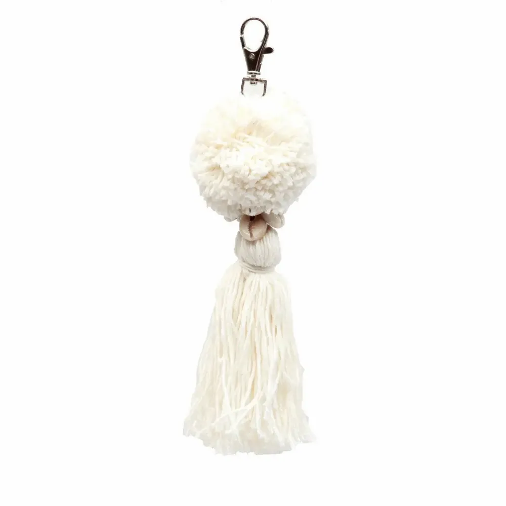 Objets de décoration - Le Porte-Clés Pompom - Blanc - BAZAR BIZAR LIVING