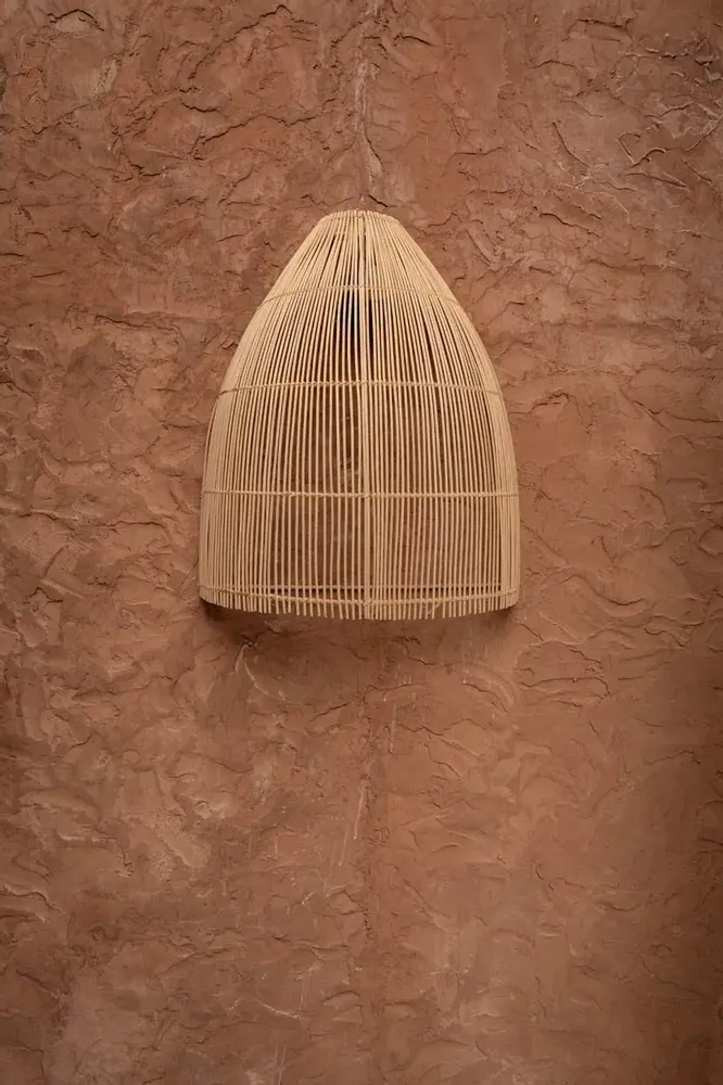 Wall lamps - The Lalo Wall Applique - Natural - L - BAZAR BIZAR LIVING