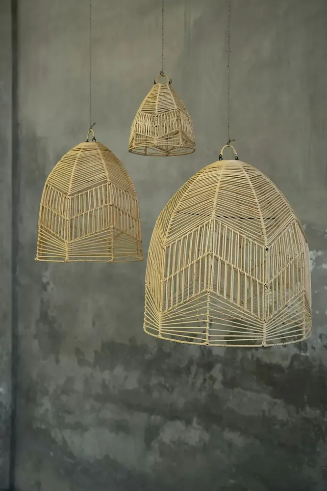Blinds - The Bala Pendant - Natural - S - BAZAR BIZAR LIVING