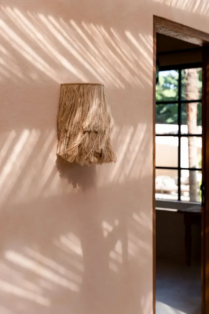 Wall lamps - The Abaca Wall Applique - Natural - S - BAZAR BIZAR LIVING