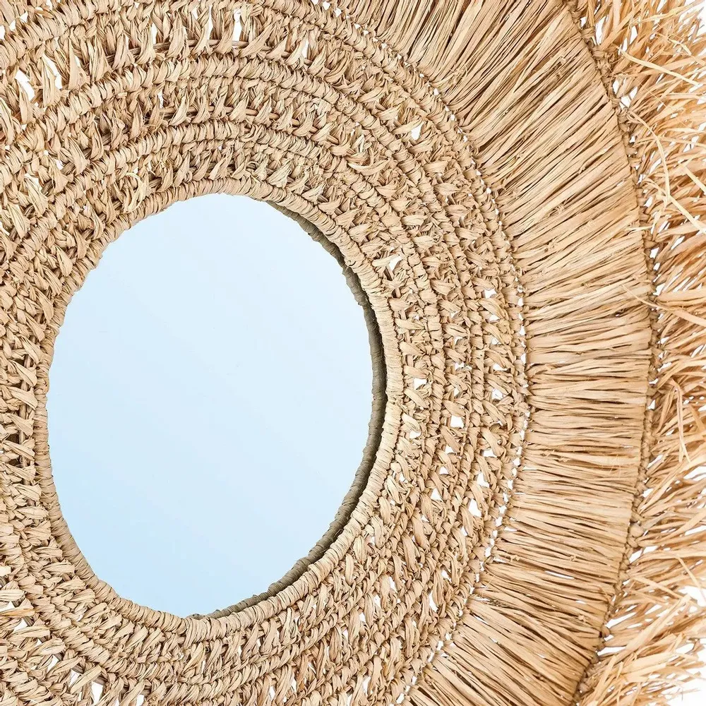 Miroirs - Le Miroir Yuki - Naturel - L - BAZAR BIZAR LIVING