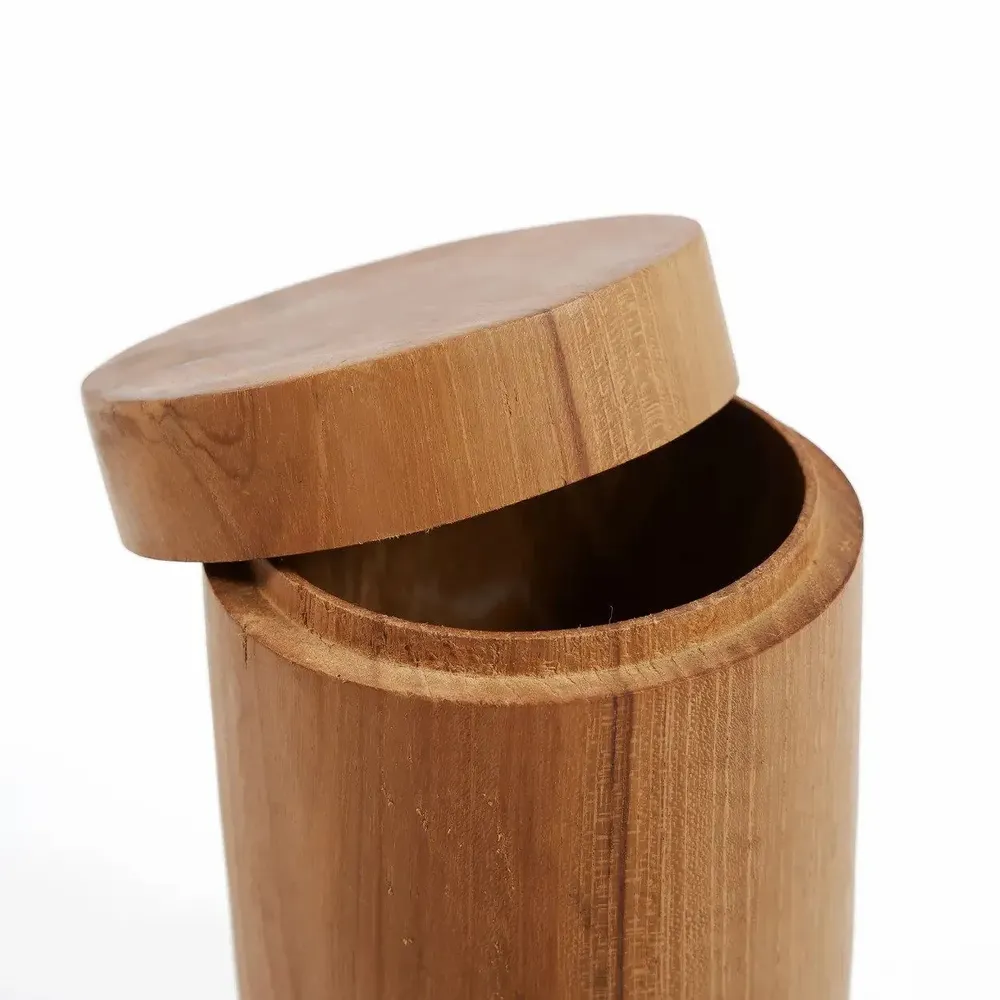 Kitchen utensils - The Teak Root Jar - M - BAZAR BIZAR LIVING