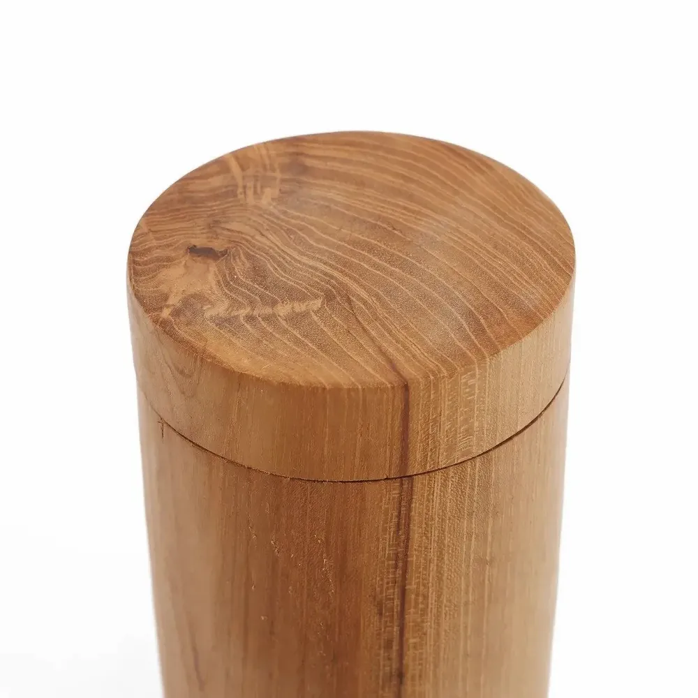 Kitchen utensils - The Teak Root Jar - M - BAZAR BIZAR LIVING