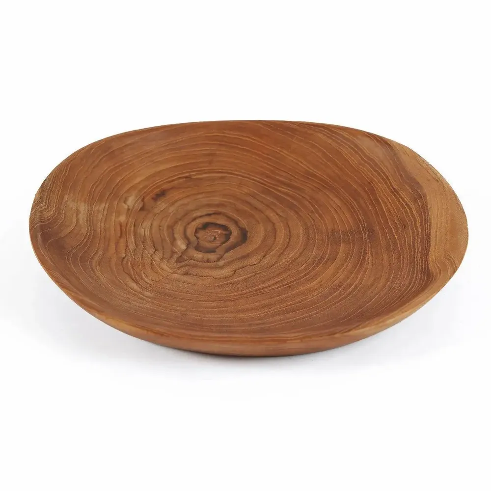 Assiettes au quotidien - L’Assiette Teak Root Organic - BAZAR BIZAR LIVING
