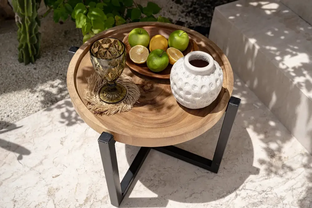 Assiettes au quotidien - L’Assiette Teak Root Organic - BAZAR BIZAR LIVING