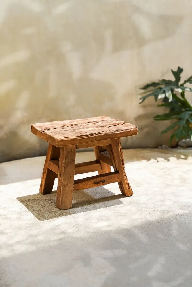 Stools - The Yoke Stool - Natural - S - BAZAR BIZAR LIVING