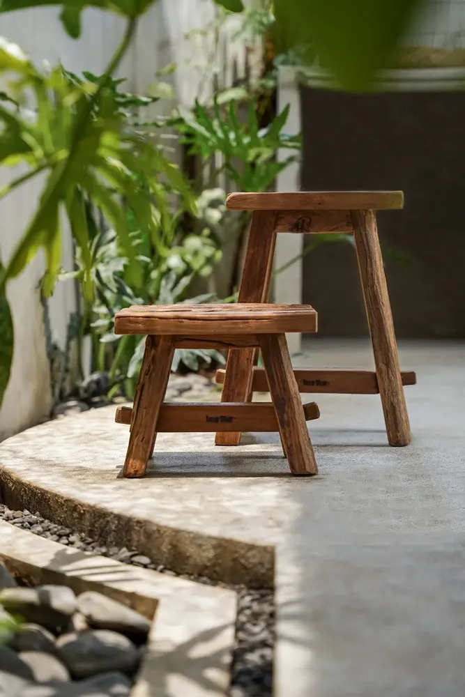 Stools - The Shoji Stool - Natural - L - BAZAR BIZAR LIVING