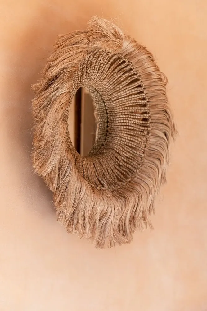 Miroirs - Le Miroir Abaca Solomon - Naturel - BAZAR BIZAR LIVING