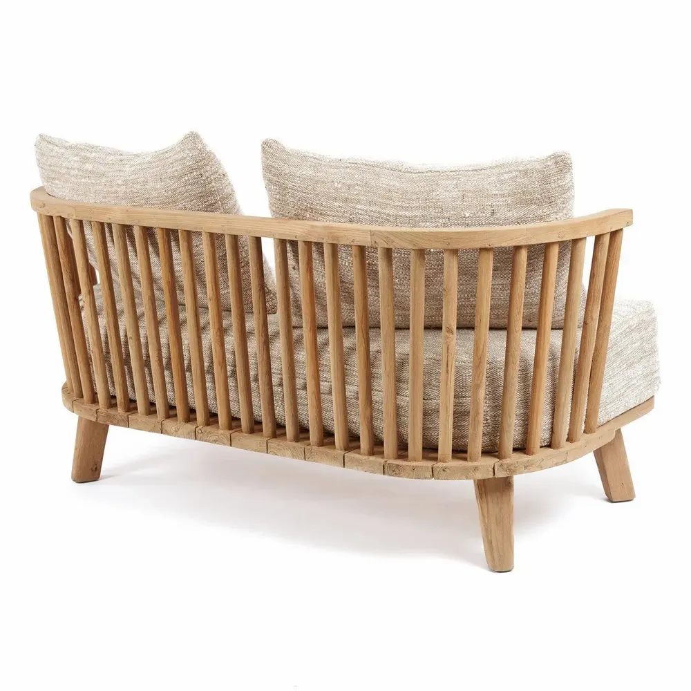 Sofas - The Malawi Two Seater - Natural Beige - BAZAR BIZAR LIVING