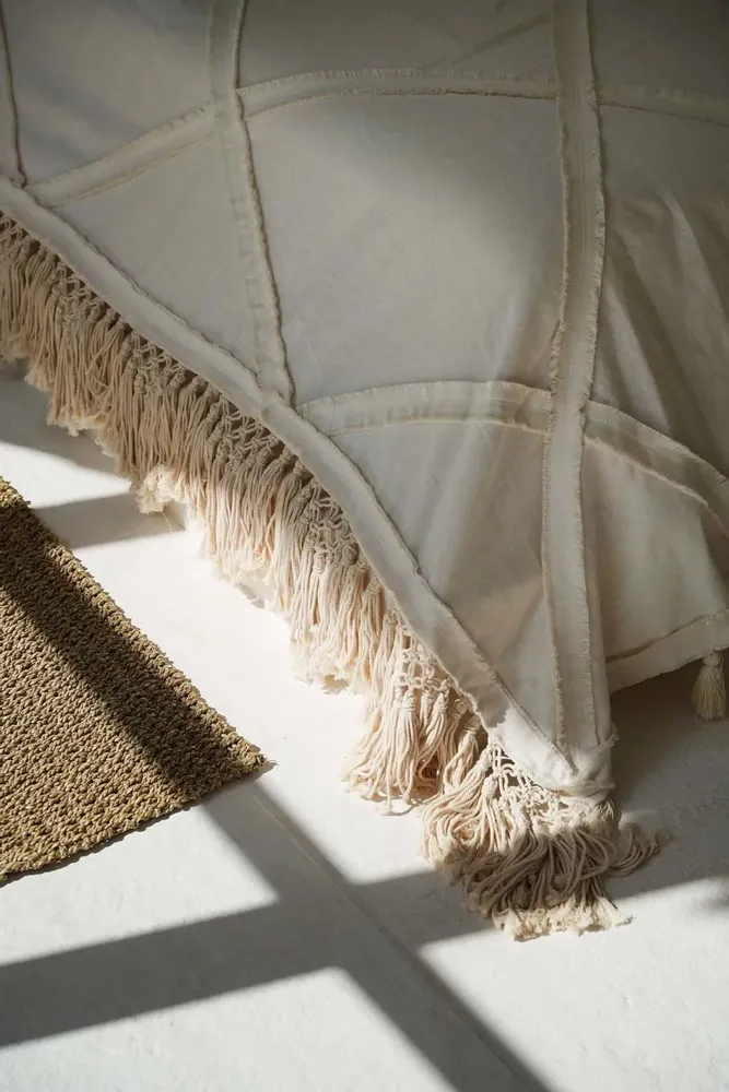 Plaids - Le Jeté de Lit Berber - Naturel - BAZAR BIZAR LIVING
