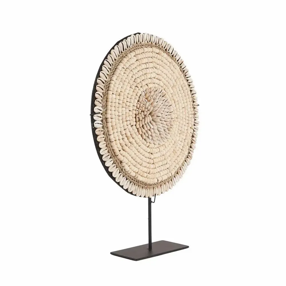 Sculptures, statuettes and miniatures - The Shell Martinique on Stand - Natural White - BAZAR BIZAR LIVING