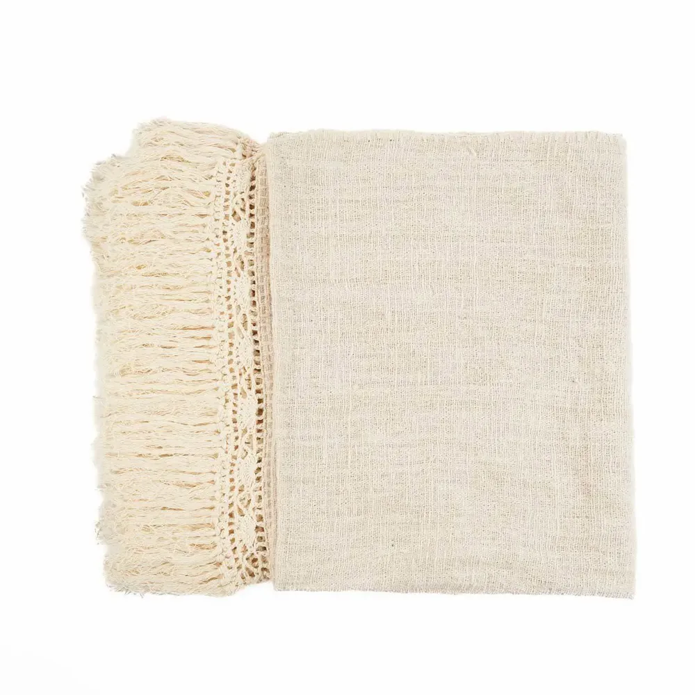 Plaids - Le Jeté de Lit Gypsy - Naturel - BAZAR BIZAR LIVING