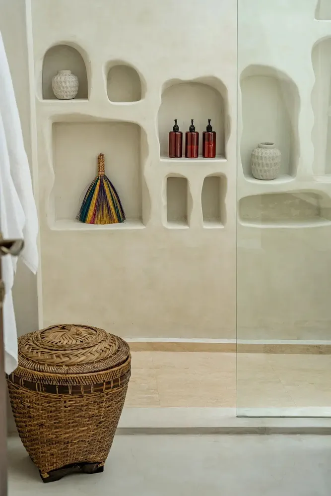 Caskets and boxes - The Colonial Storage Basket - Natural Brown - M - BAZAR BIZAR LIVING