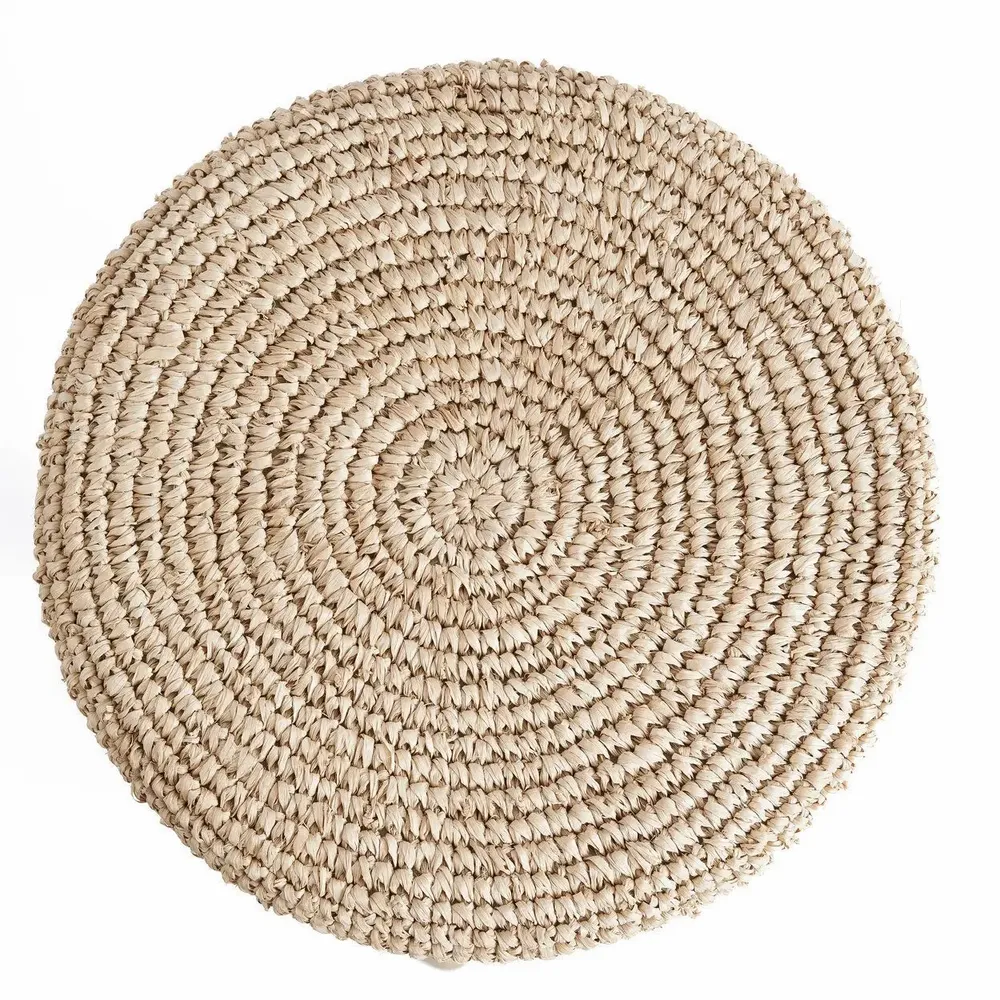 Stools - The Raffia Bar Stool - BAZAR BIZAR LIVING